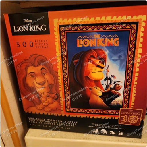[12/27/2024-12:58-580] Signature Puzzle Lion King Wooden Puzzle 500 Pcs 