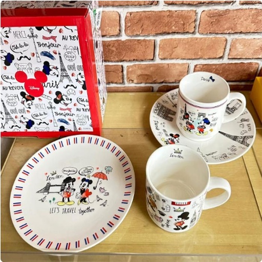 [1/25/2025-09:59-600] Mickey Ceramic Plate and Cup can be 4 pcs set