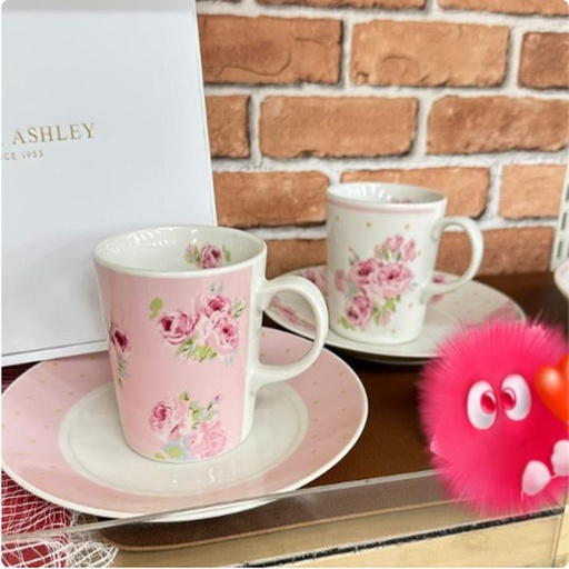 [1/25/2025-10:13-900] Laura Ashley Cup and Saucer Sets Ceramic get 2 Each 