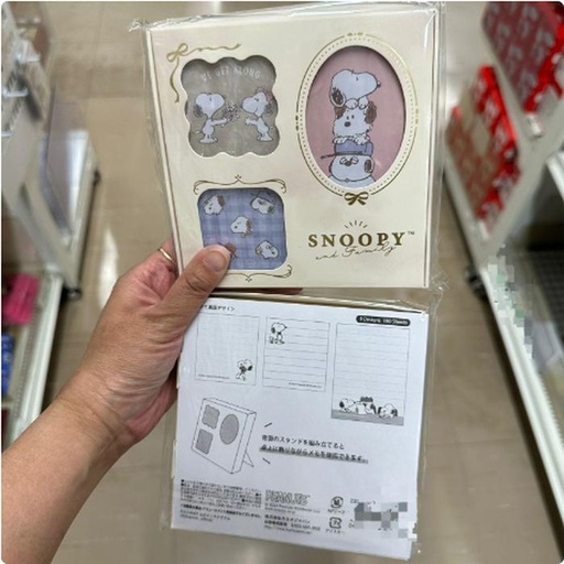 [1/25/2025-13:19-195] Memo Snoopy Box White, it can be use like frame