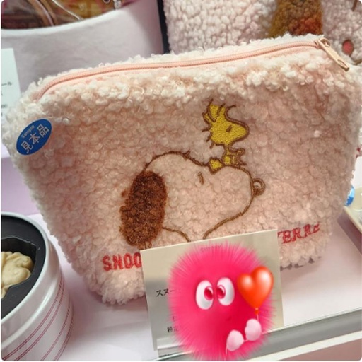 [1/25/2025-19:25-400] Snoopy X Bruyerre - Pouch Fluffy with Choco Cookie