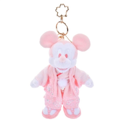 [1/18/2025-11:00-490] Mickey Plush Keychain Kimono Sakura