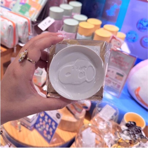 [1/19/2025-07:55-250] Small Plate Snoopy Ceramic motif B
