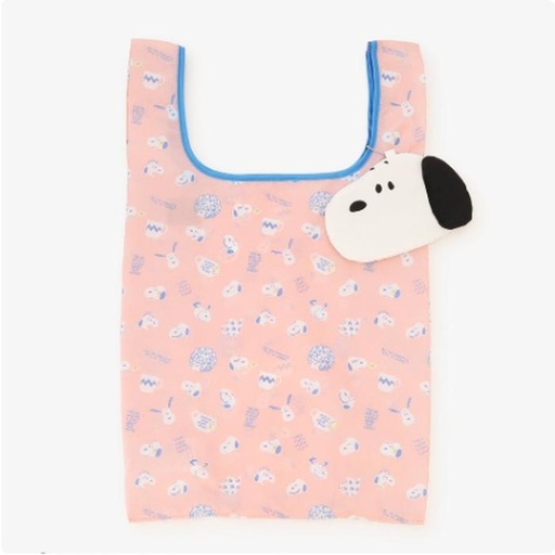 [1/19/2025-10:11-435] Snoopy Shopping Bag with Pink Pouch set
