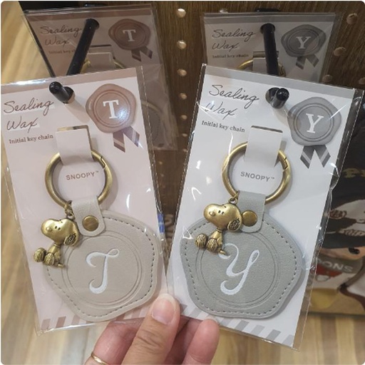 [1/19/2025-15:00-225] Initial Keychain Snoopy Letter T / Y @each